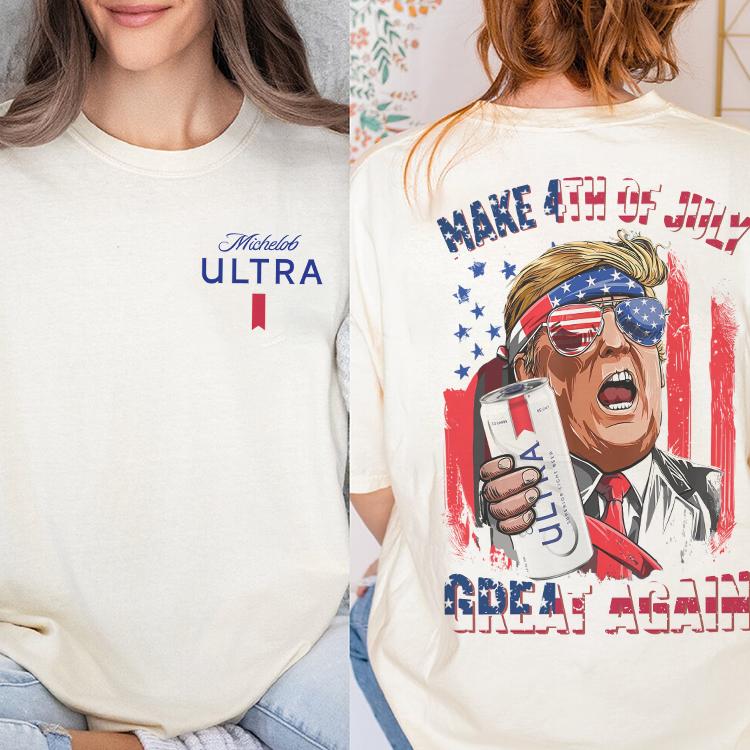 Michelob Ultra Make 4th of July America Great Again shirt