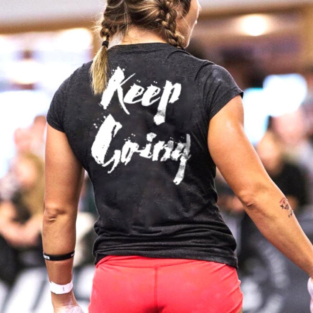 Keeping Going Printed Women's T-shirt