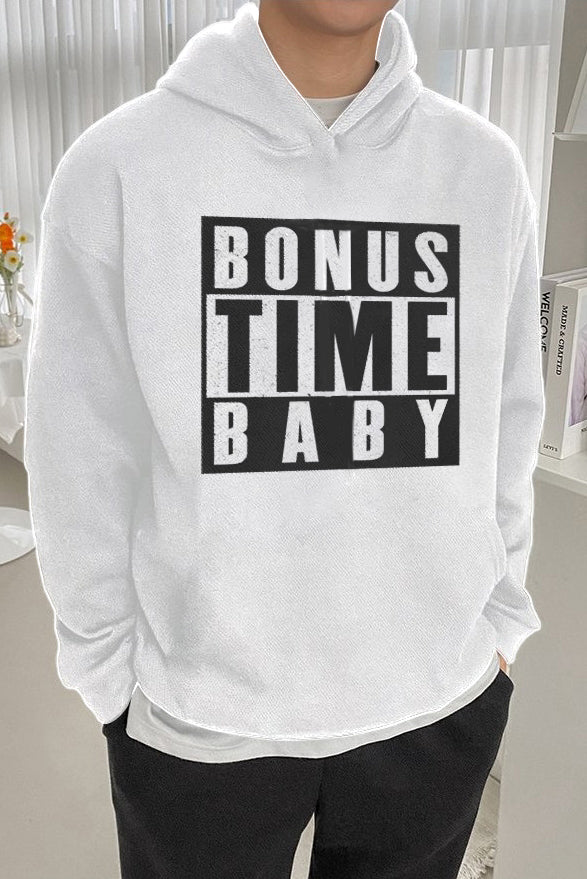 Bonus Time Bady Printed Men's Hoodie