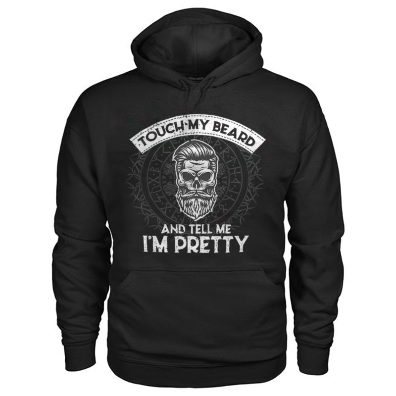 Vikings And Tell Me I'm Pretty Printed Men's Hoodie