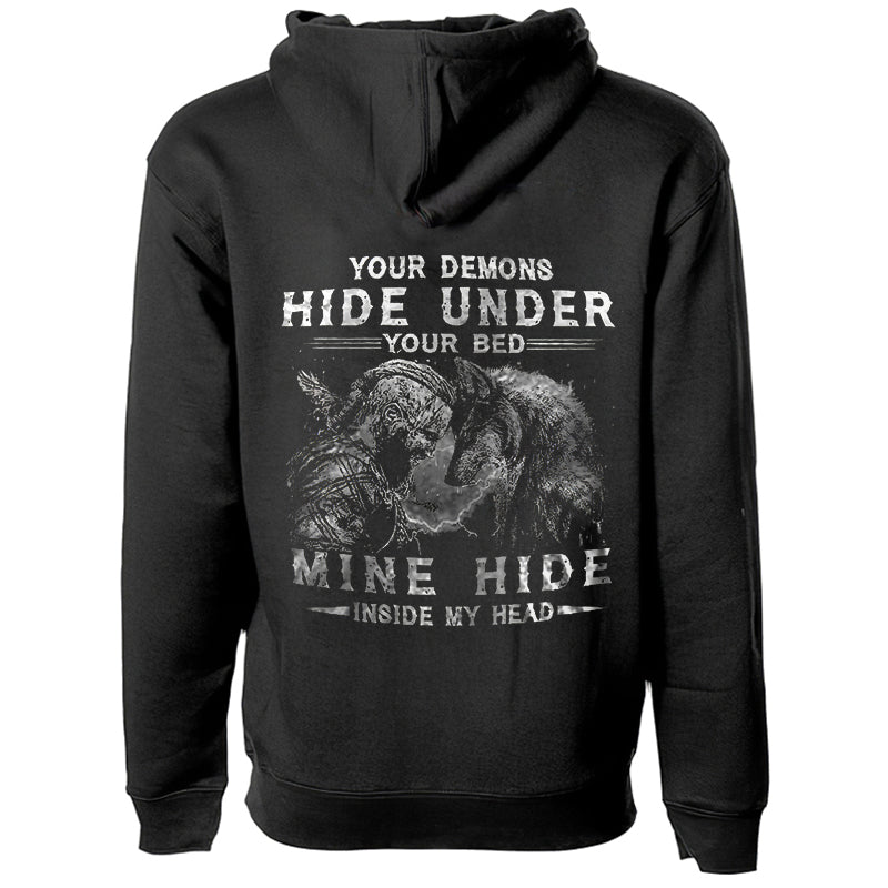 Your Demons Hide Under Your Bed Print Men???¡§o?¡§¡§s Hoodie