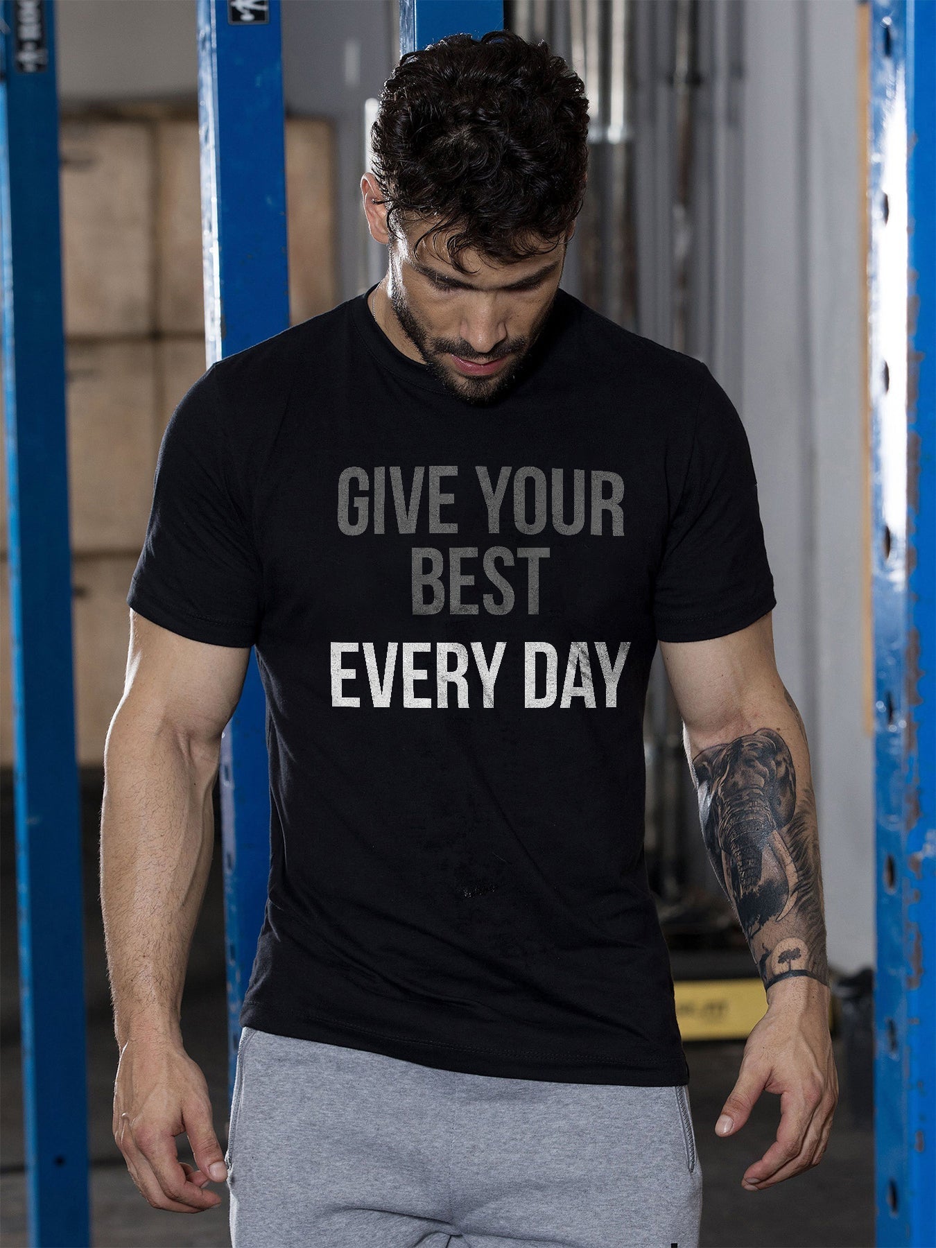 Give Your Best Every Day Printed T-shirt