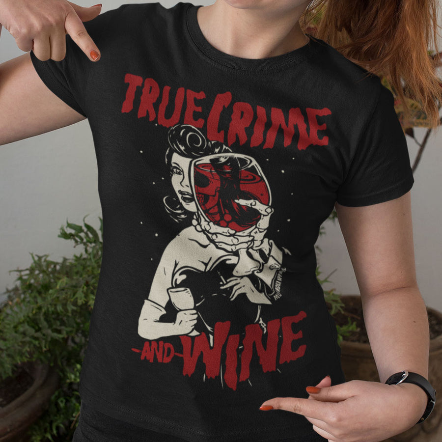 TRUE CRIME AND WINE T-SHIRT