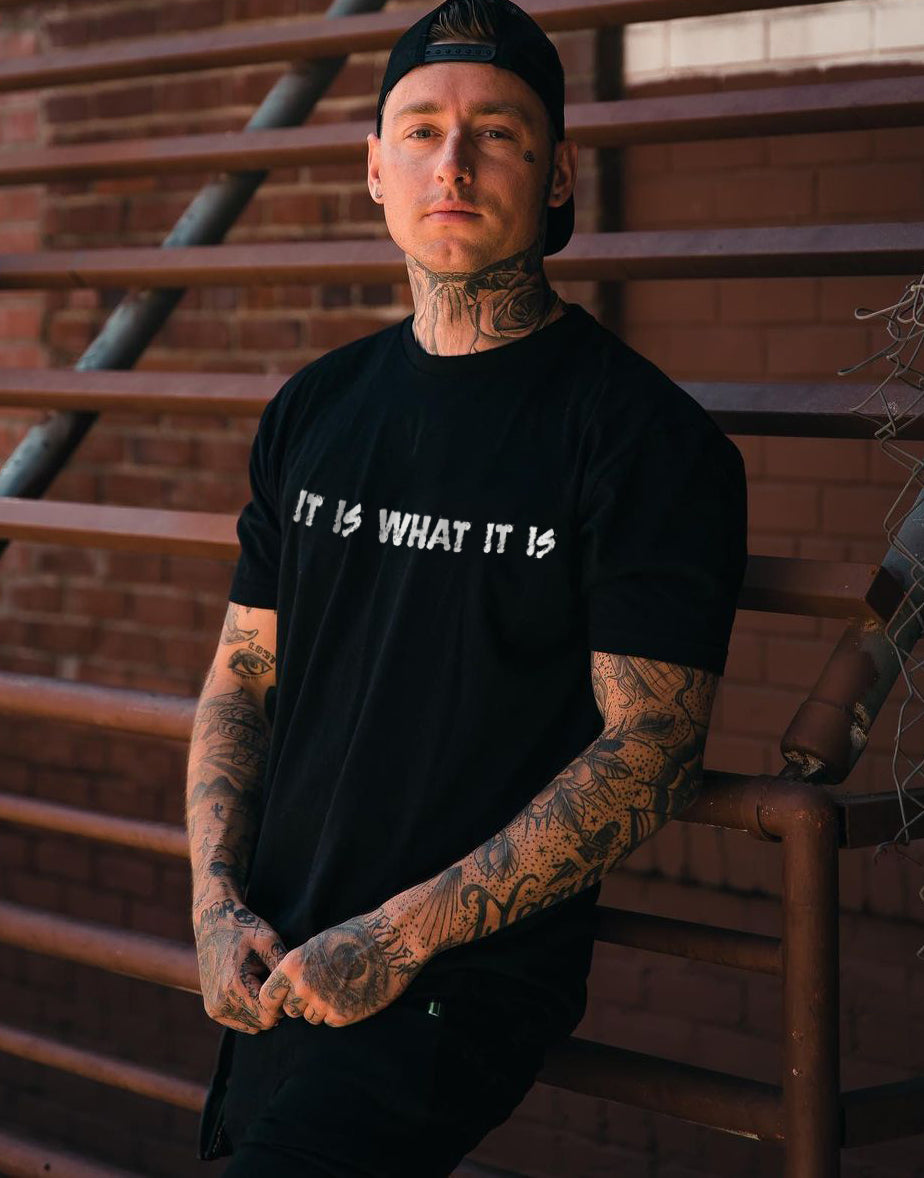 It Is What It Is Printed Men's T-shirt