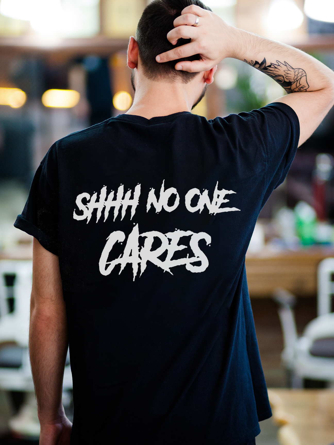 Shhh No One Cares About Men's Fun T-shirts