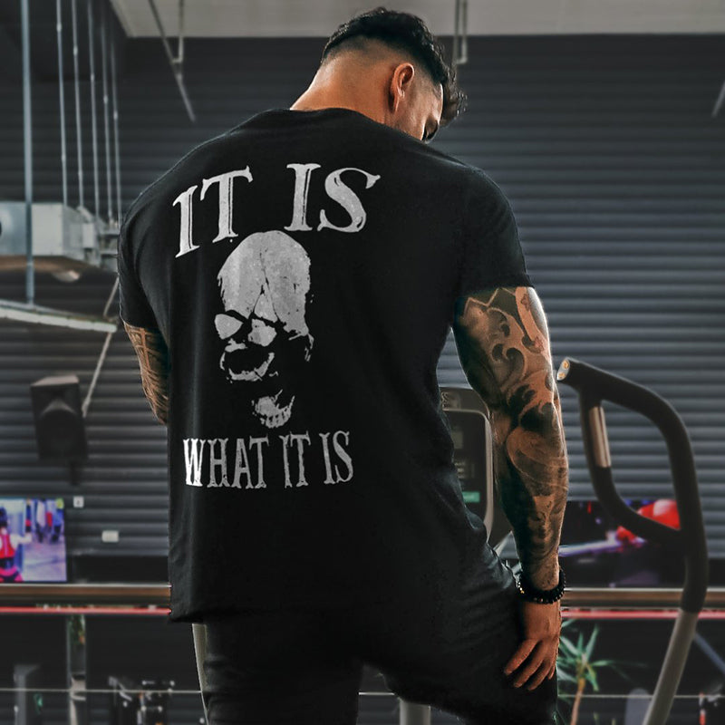 It Is What It Is Print T-shirt