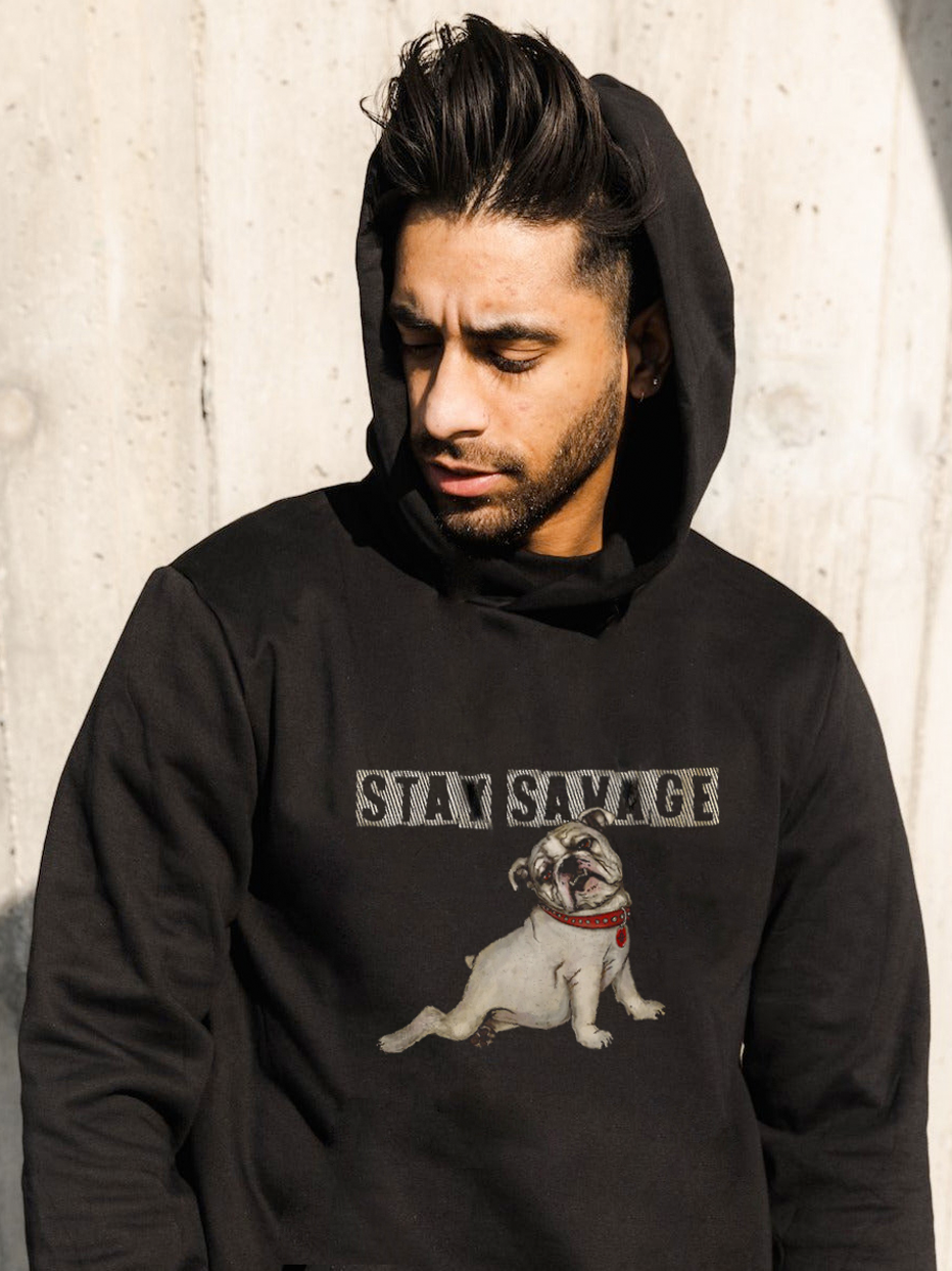 Stay Savage Printed Men's Hoodie