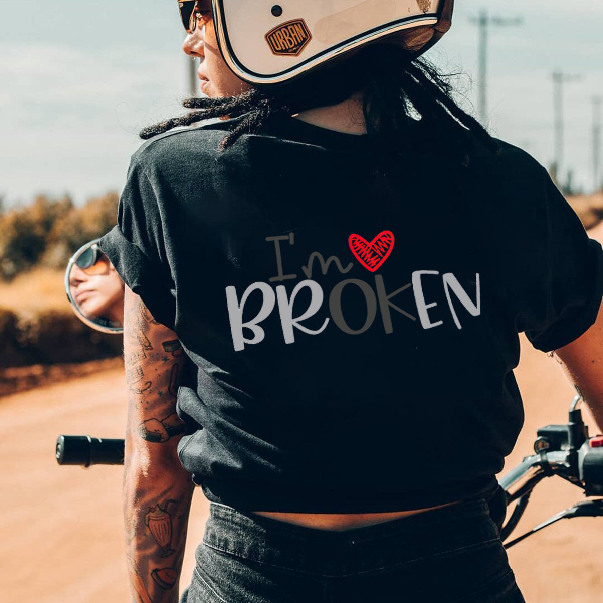 I'm Broken Print Women's T-shirt